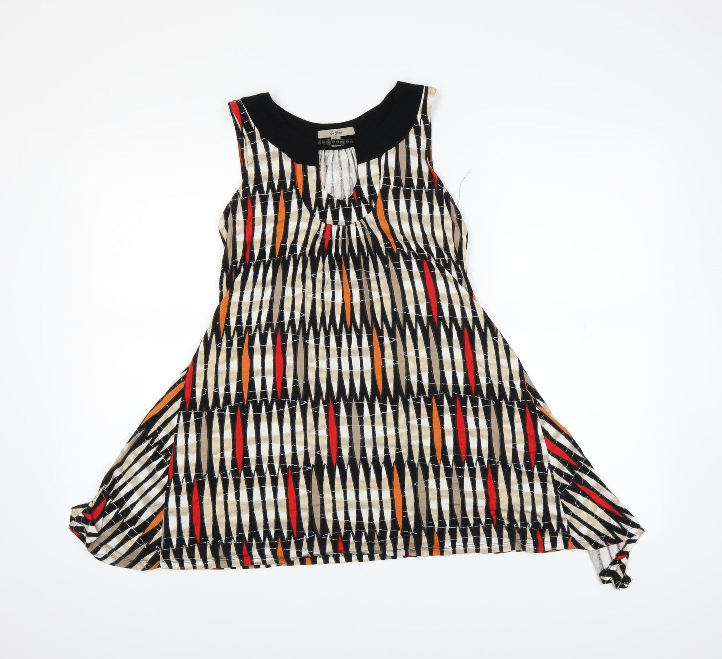 the grade Womens Multicoloured Colourblock  Skater Dress  Size 8