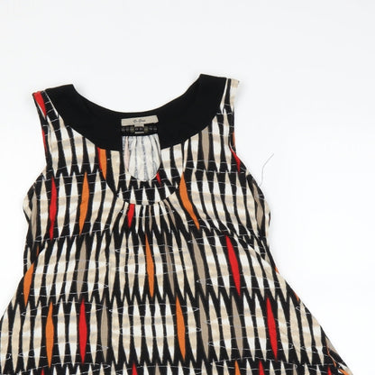 the grade Womens Multicoloured Colourblock  Skater Dress  Size 8