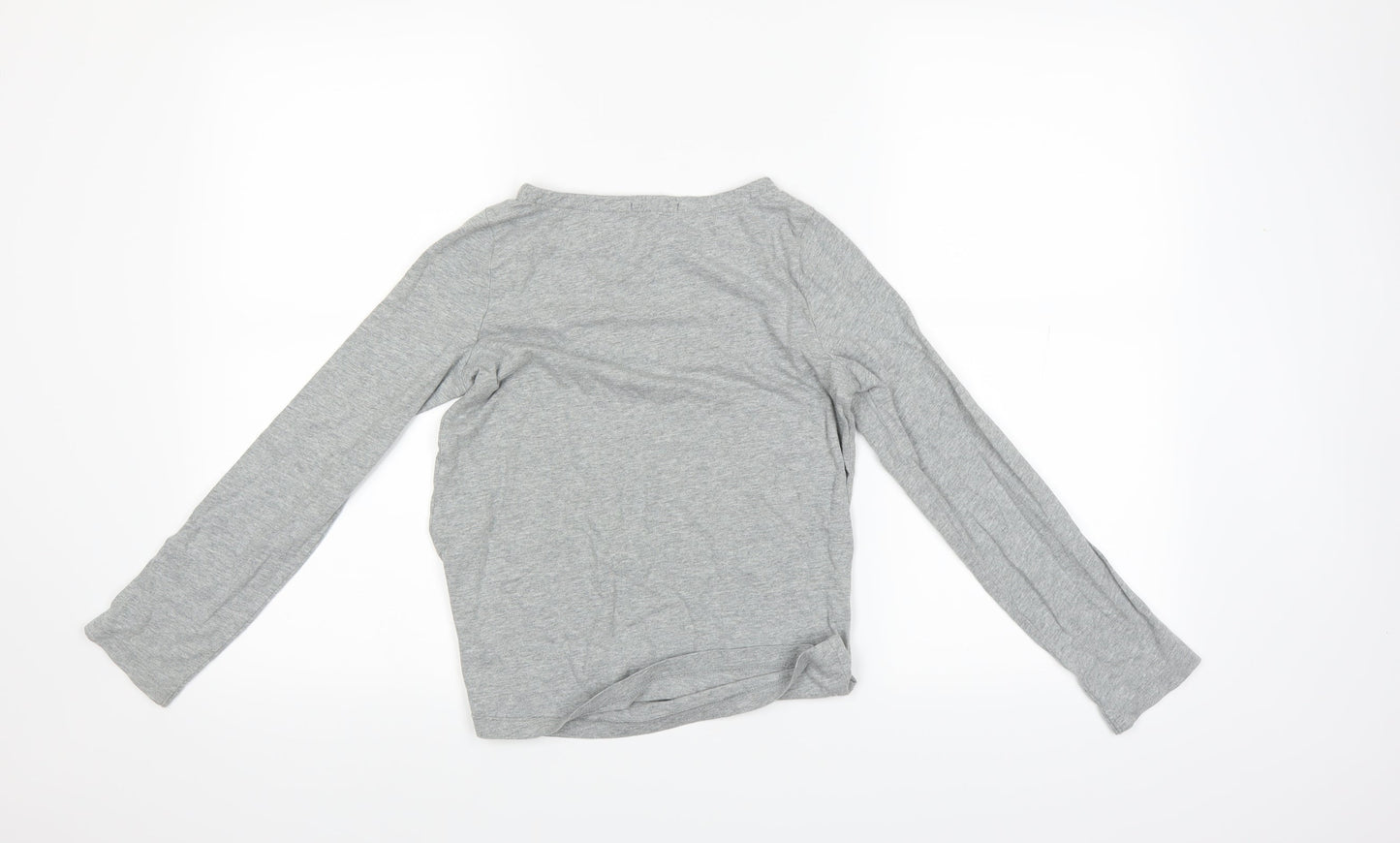 Gap Kids Girls Grey Houndstooth  Basic T-Shirt Size 10 Years