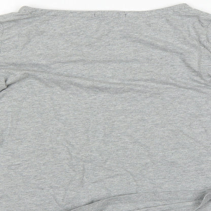 Gap Kids Girls Grey Houndstooth  Basic T-Shirt Size 10 Years