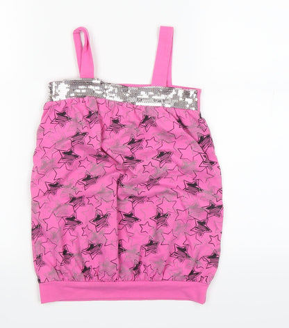 Matalan Girls Pink   Basic Tank Size 6 Years