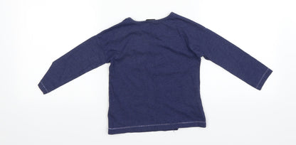Back view of George boys’ blue basic, size 3-4, years