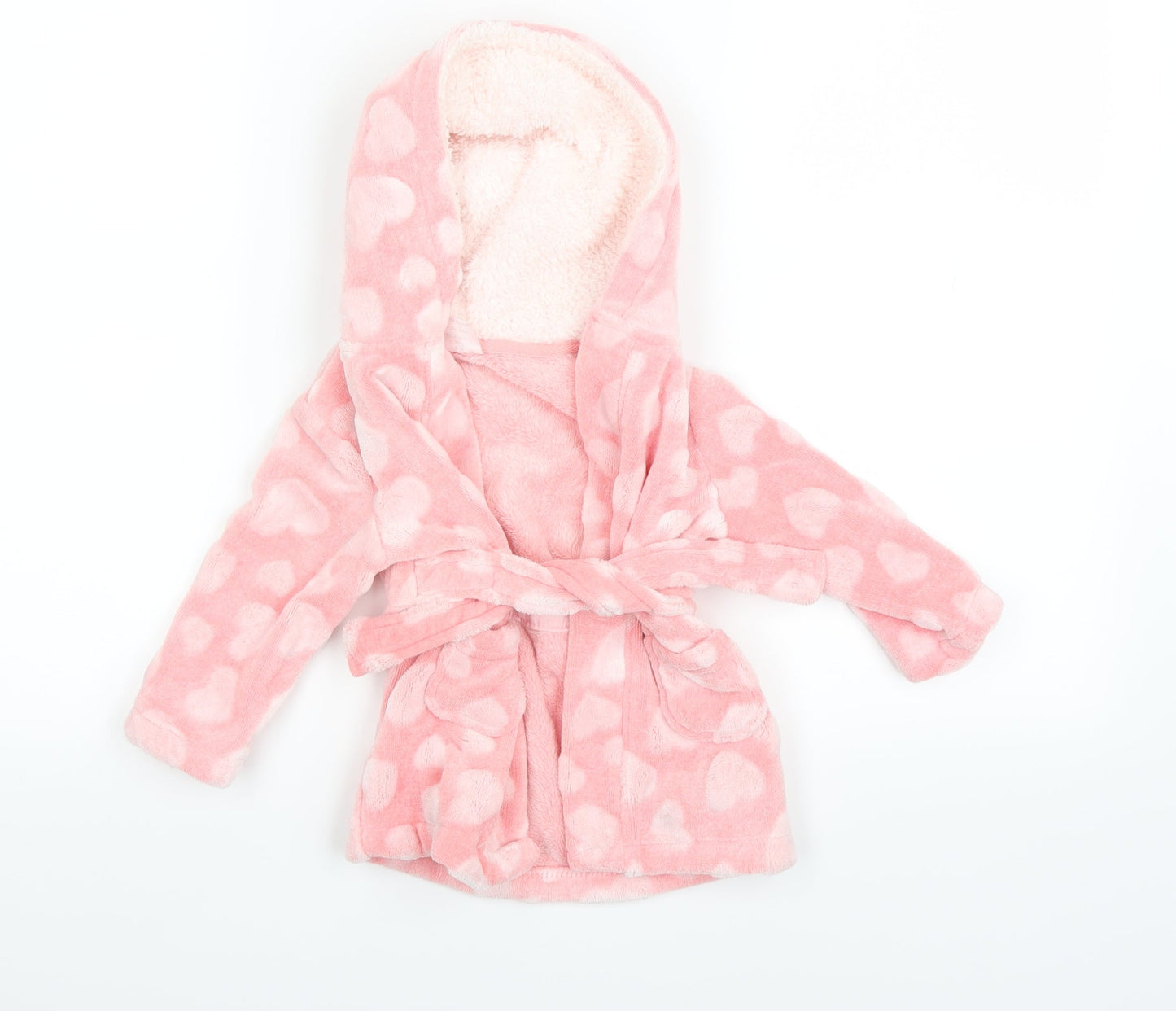 Earlydays Girls Pink Polka Dot  Capri Gown Size 6-9 Months