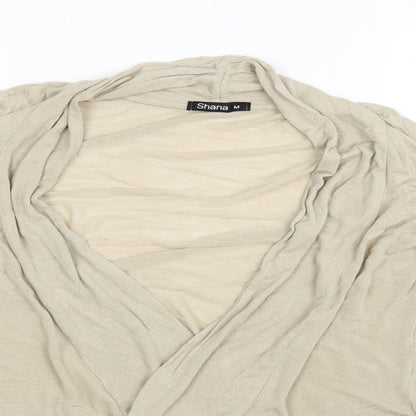 Shana Womens Beige   Cardigan Jumper Size 10