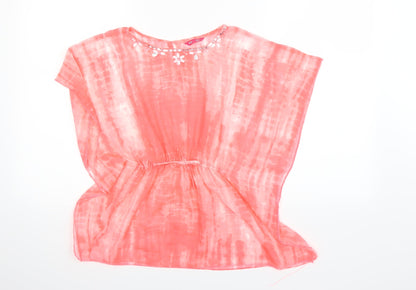 VD One Girls Pink   Basic T-Shirt Size 7-8 Years