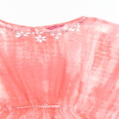 VD One Girls Pink   Basic T-Shirt Size 7-8 Years