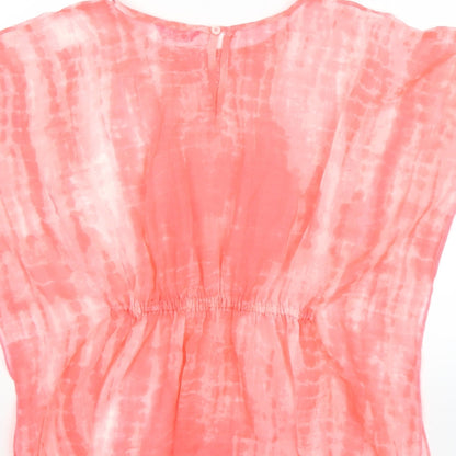 VD One Girls Pink   Basic T-Shirt Size 7-8 Years