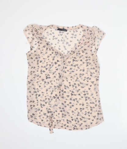 Womens UK Size 10 Atmosphere Pink Basic Blouse