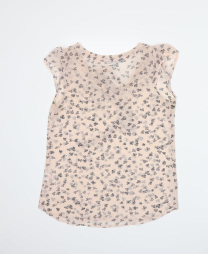 Womens UK Size 10 Atmosphere Pink Basic Blouse