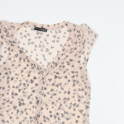 Womens UK Size 10 Atmosphere Pink Basic Blouse