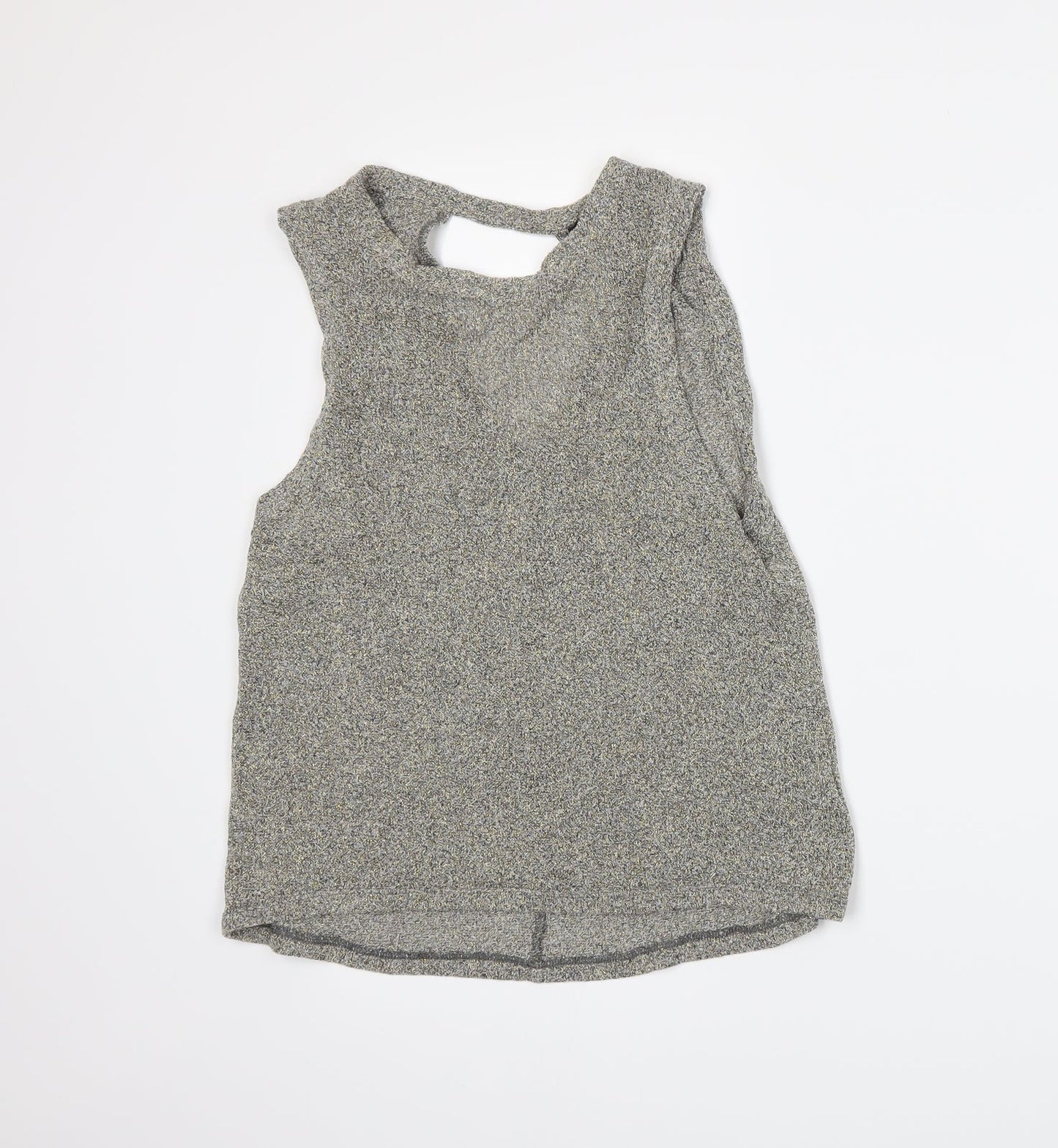 Womens UK Size 6 Atmosphere Grey Basic Tank