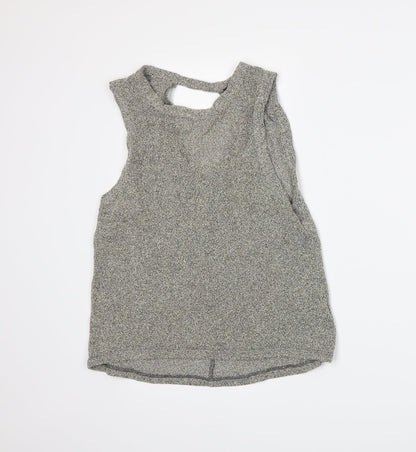 Womens UK Size 6 Atmosphere Grey Basic Tank