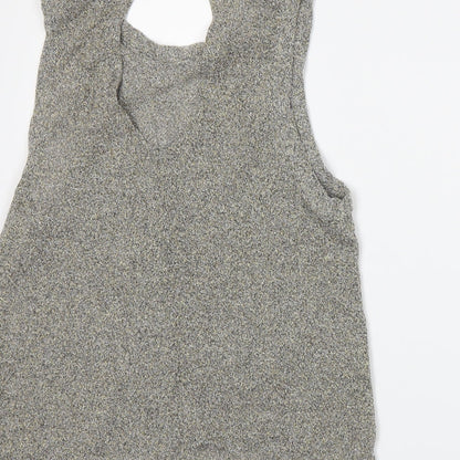 Womens UK Size 6 Atmosphere Grey Basic Tank