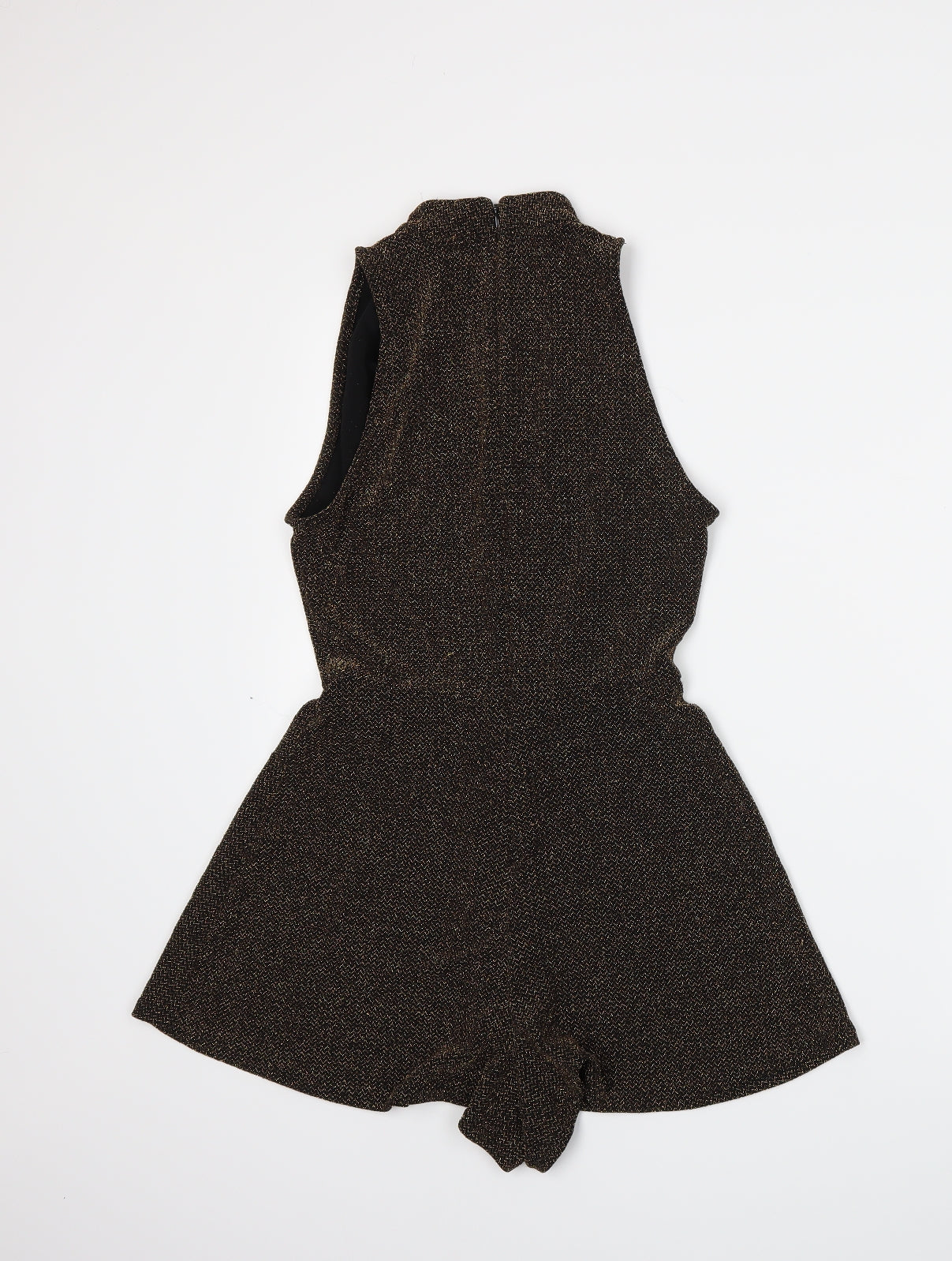 Topshop Womens Gold   Romper One-Piece Size 8