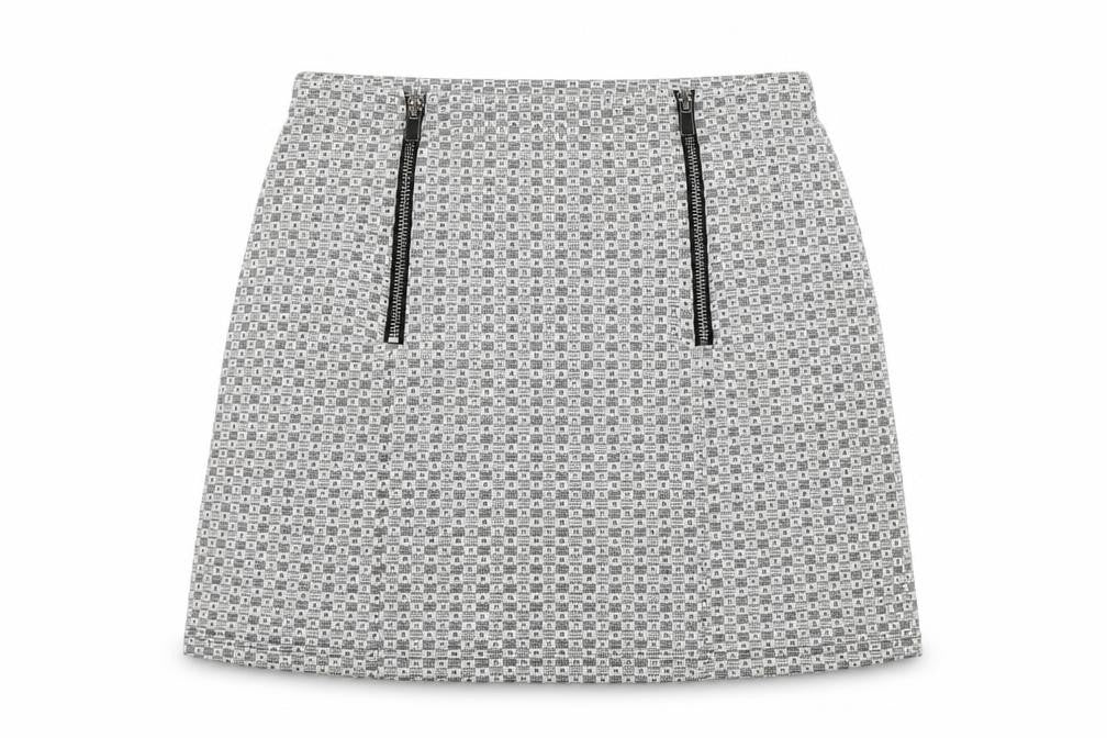 Womens UK Size 8 New Look A-Line Rayon Skirt