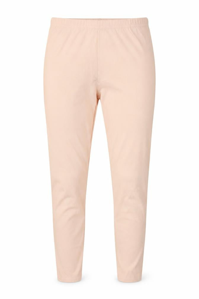 Front view of Preworn women’s pink trousers, size M, 27-inch leg