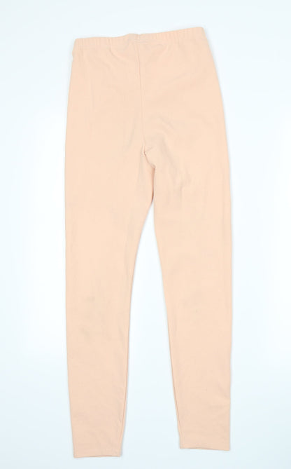 Womens UK Size M Preworn Regular Fit  Pink Trousers