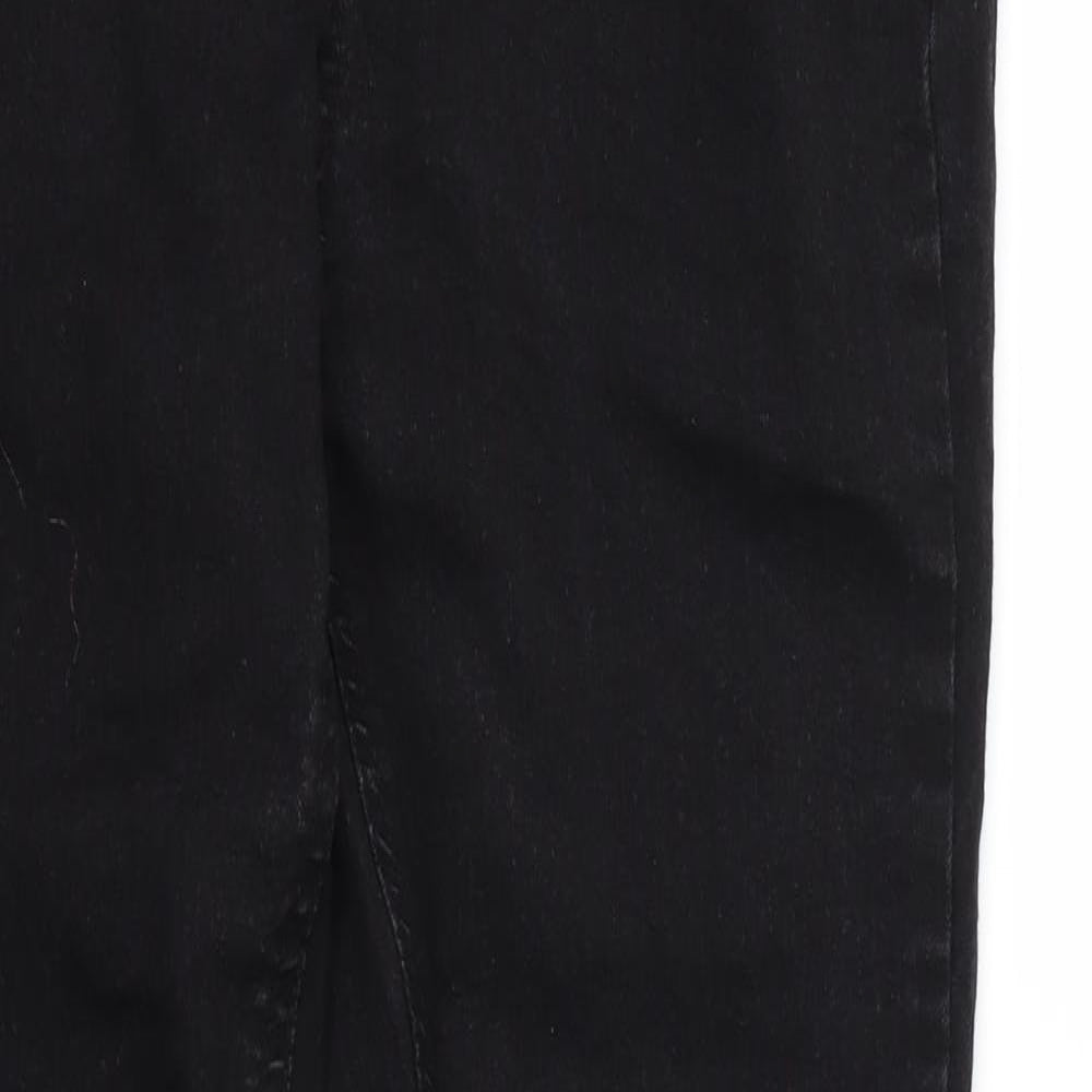 Womens UK Size 10 Studio Regular Fit Skinny Black Jeans