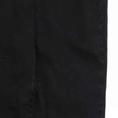 Womens UK Size 10 Studio Regular Fit Skinny Black Jeans