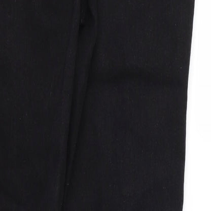 Womens UK Size 10 Studio Regular Fit Skinny Black Jeans