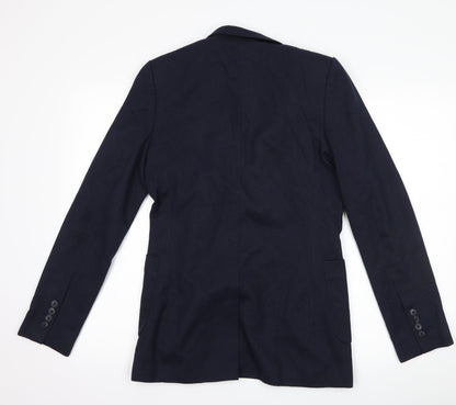 Mens UK Size 34 Topman Regular Blue Suit Jacket