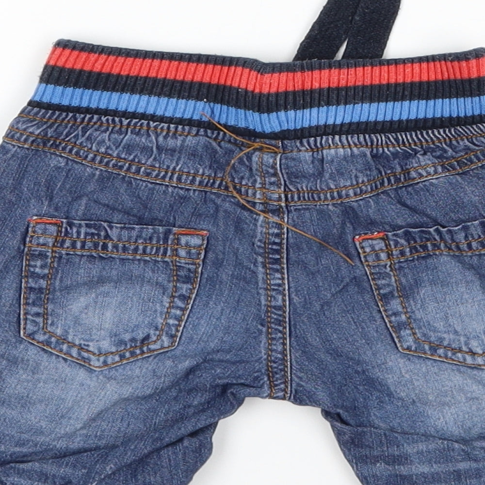 Boots Mini Club Boys Blue  Denim Cropped Jeans Size 6-9 Months