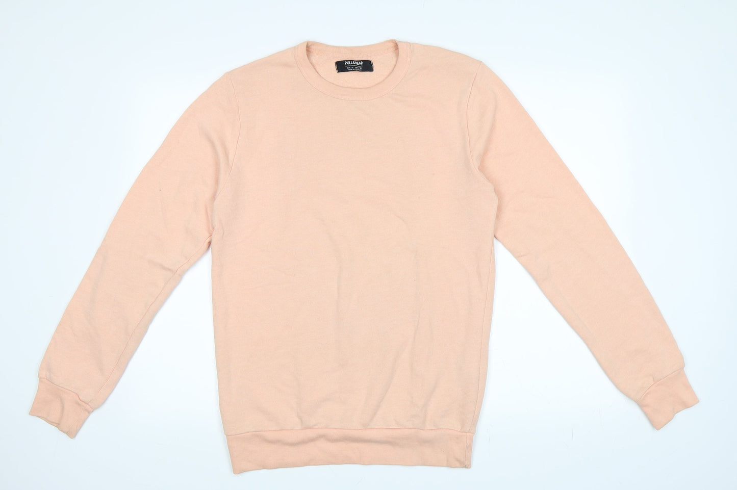 Womens UK Size S Pull and Bear Pink Pullover Sweatshirt
