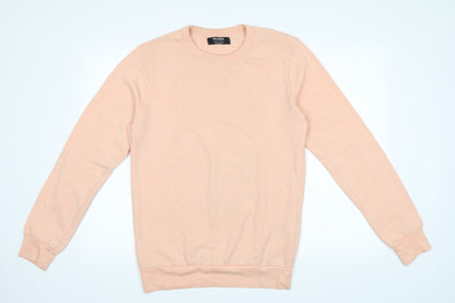 Womens UK Size S Pull and Bear Pink Pullover Sweatshirt