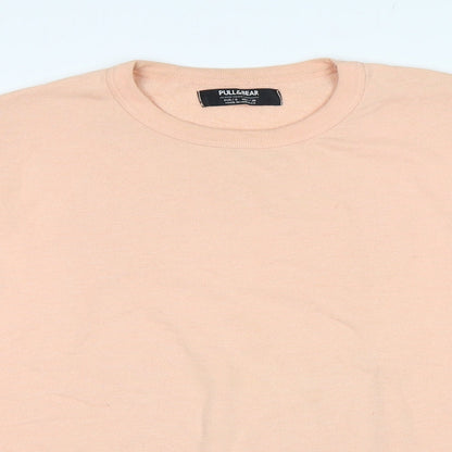 Womens UK Size S Pull and Bear Pink Pullover Sweatshirt