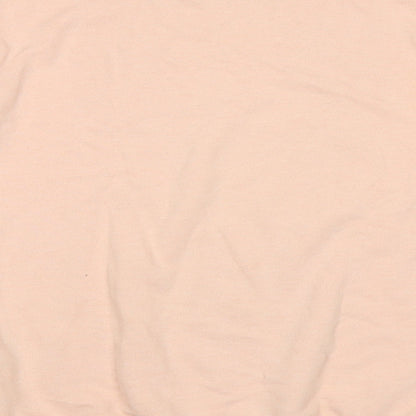 Womens UK Size S Pull and Bear Pink Pullover Sweatshirt