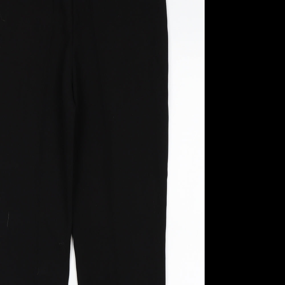 Womens UK Size 10 Papaya Regular Fit  Black Trousers