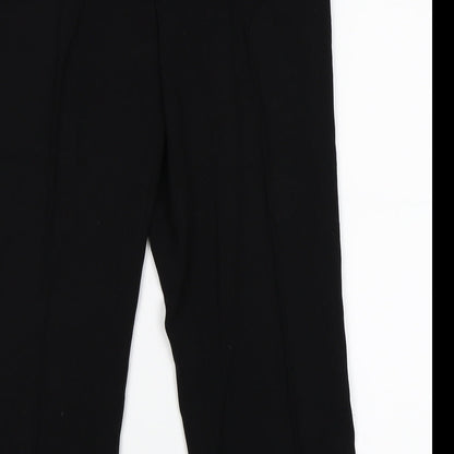 Womens UK Size 10 Papaya Regular Fit  Black Trousers