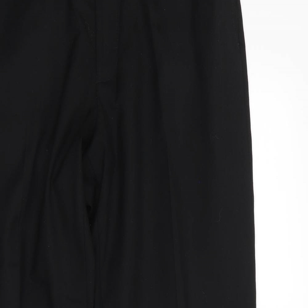 M&S  Womens Black   Dress Pants Trousers Size 36 in L28 in