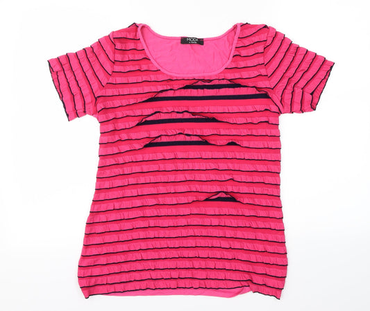 Womens UK Size 12 Moda Pink Basic T-Shirt