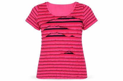 Womens UK Size 12 Moda Pink Basic T-Shirt