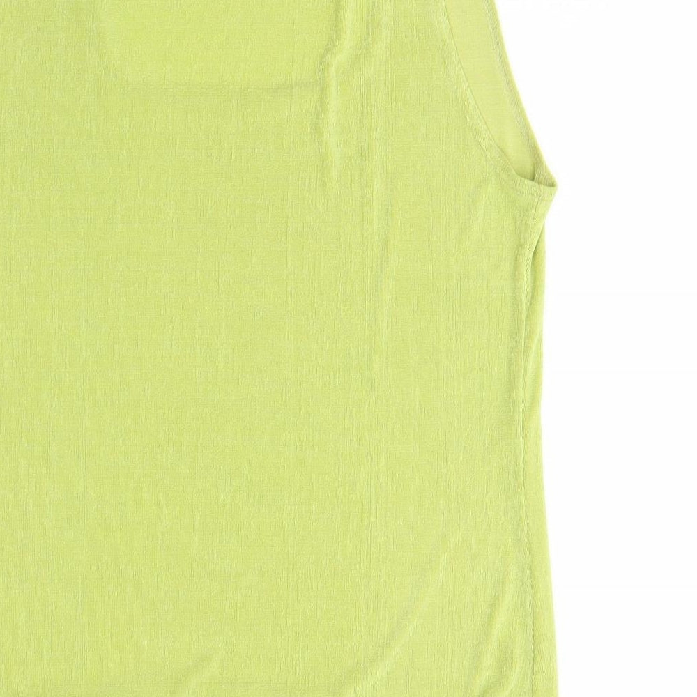 Reflections Womens Green   Basic Tank Size 2XL