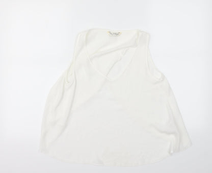 Miss Selfridge Womens White   Basic Blouse Size 8
