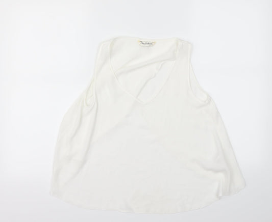 Miss Selfridge Womens White   Basic Blouse Size 8