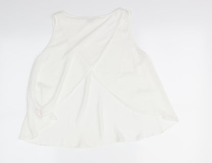 Miss Selfridge Womens White   Basic Blouse Size 8
