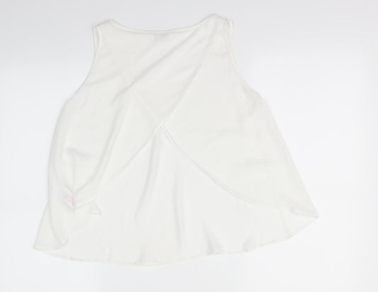 Miss Selfridge Womens White   Basic Blouse Size 8