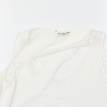 Miss Selfridge Womens White   Basic Blouse Size 8