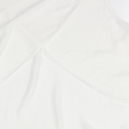 Miss Selfridge Womens White   Basic Blouse Size 8