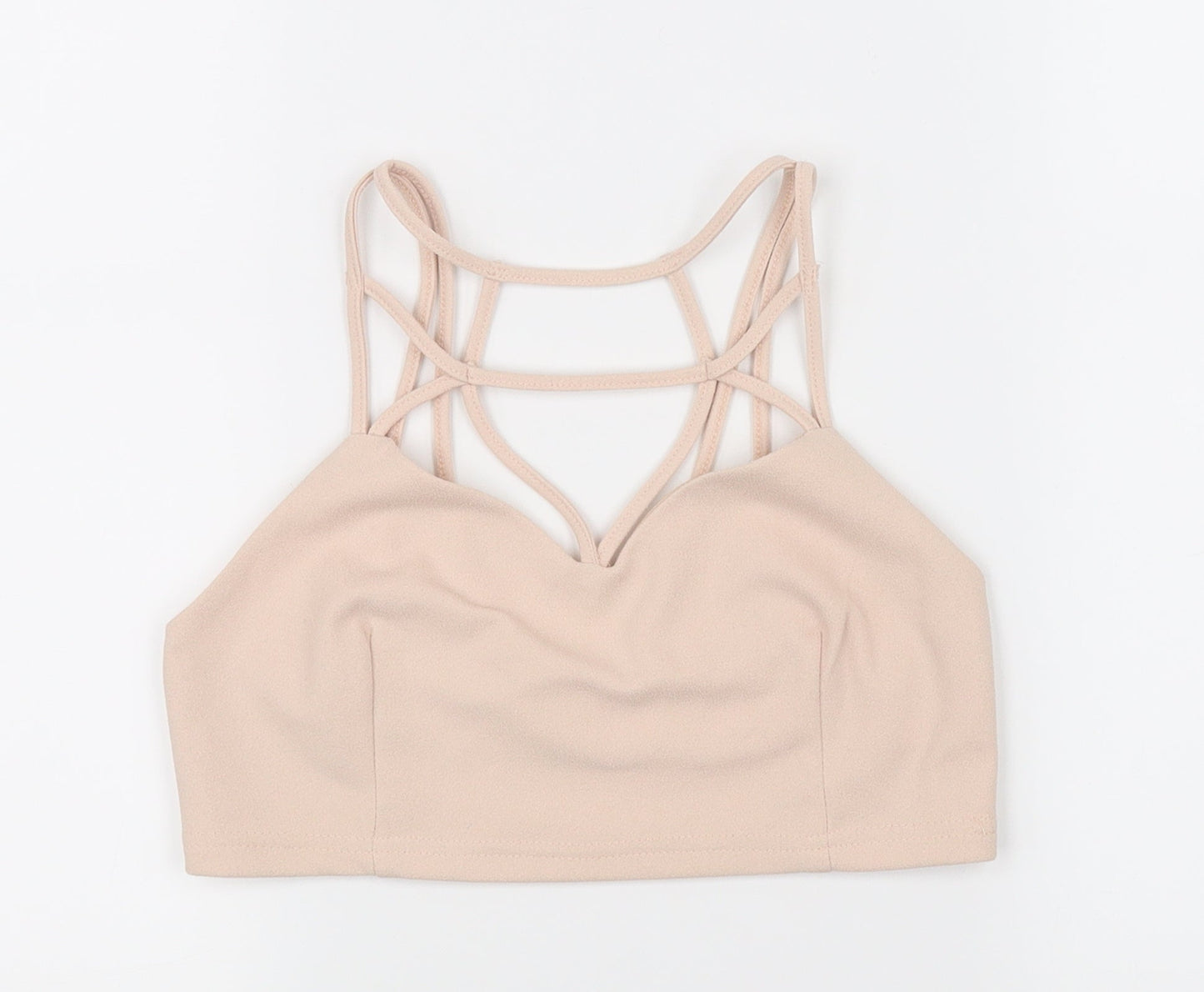 Womens UK Size M Vera & Lucy Pink Cropped Tank