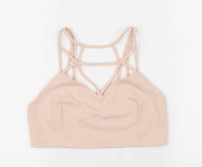 Womens UK Size M Vera & Lucy Pink Cropped Tank