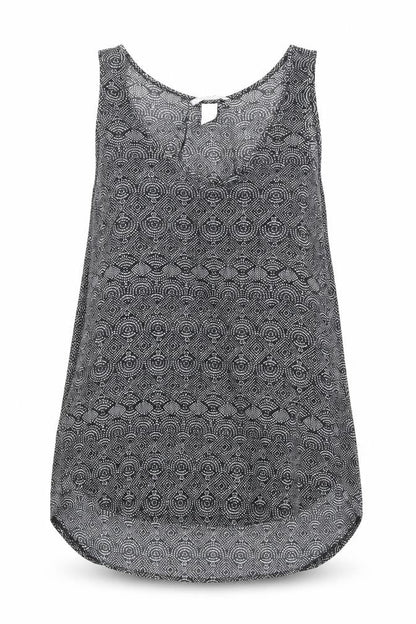 Womens UK Size S H&M Black Basic Tank