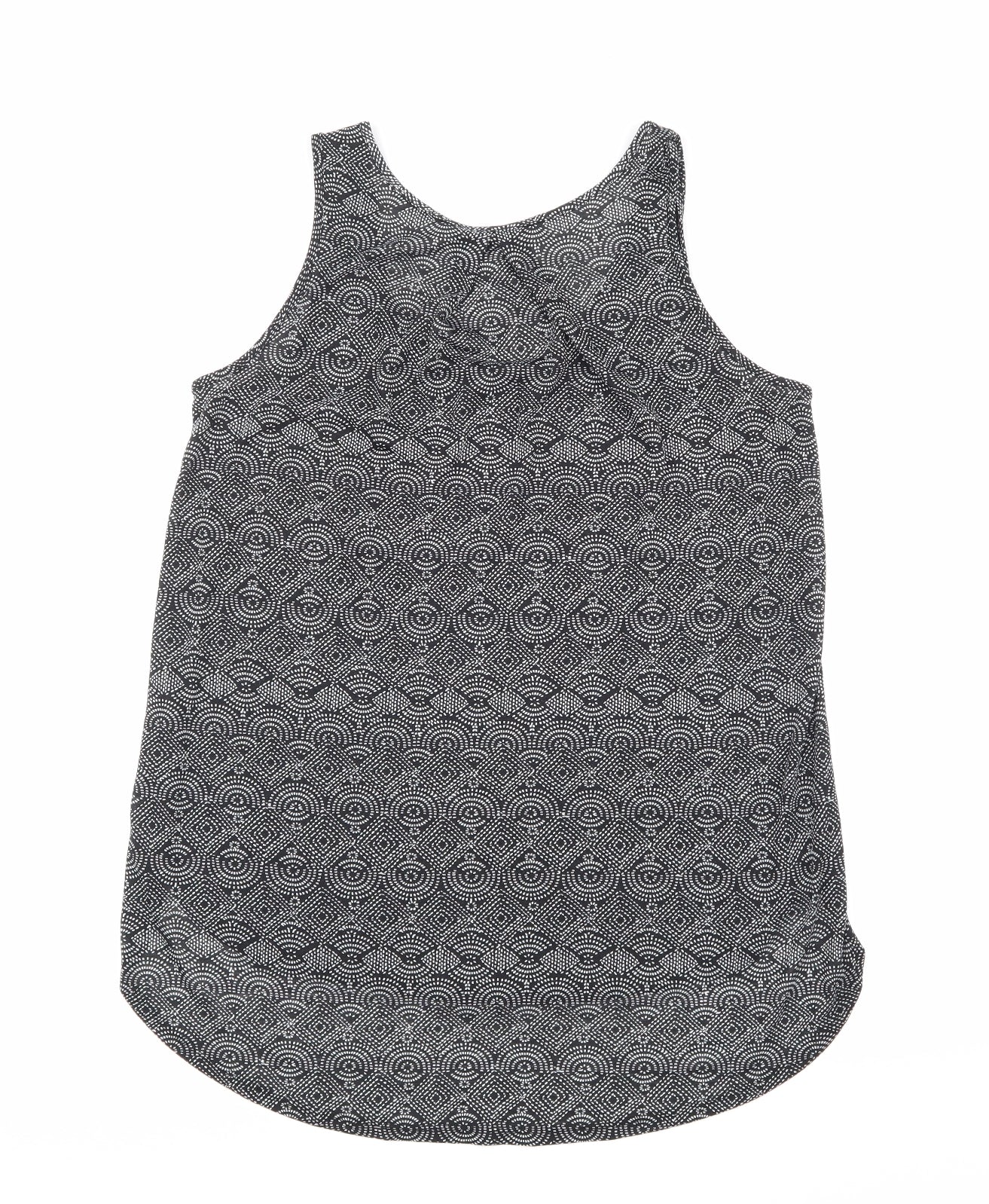 Womens UK Size S H&M Black Basic Tank