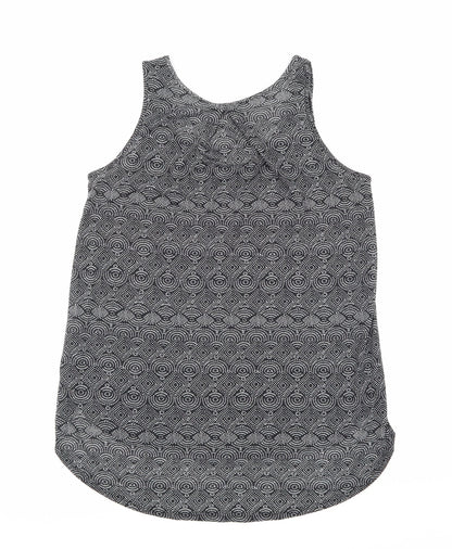 Womens UK Size S H&M Black Basic Tank