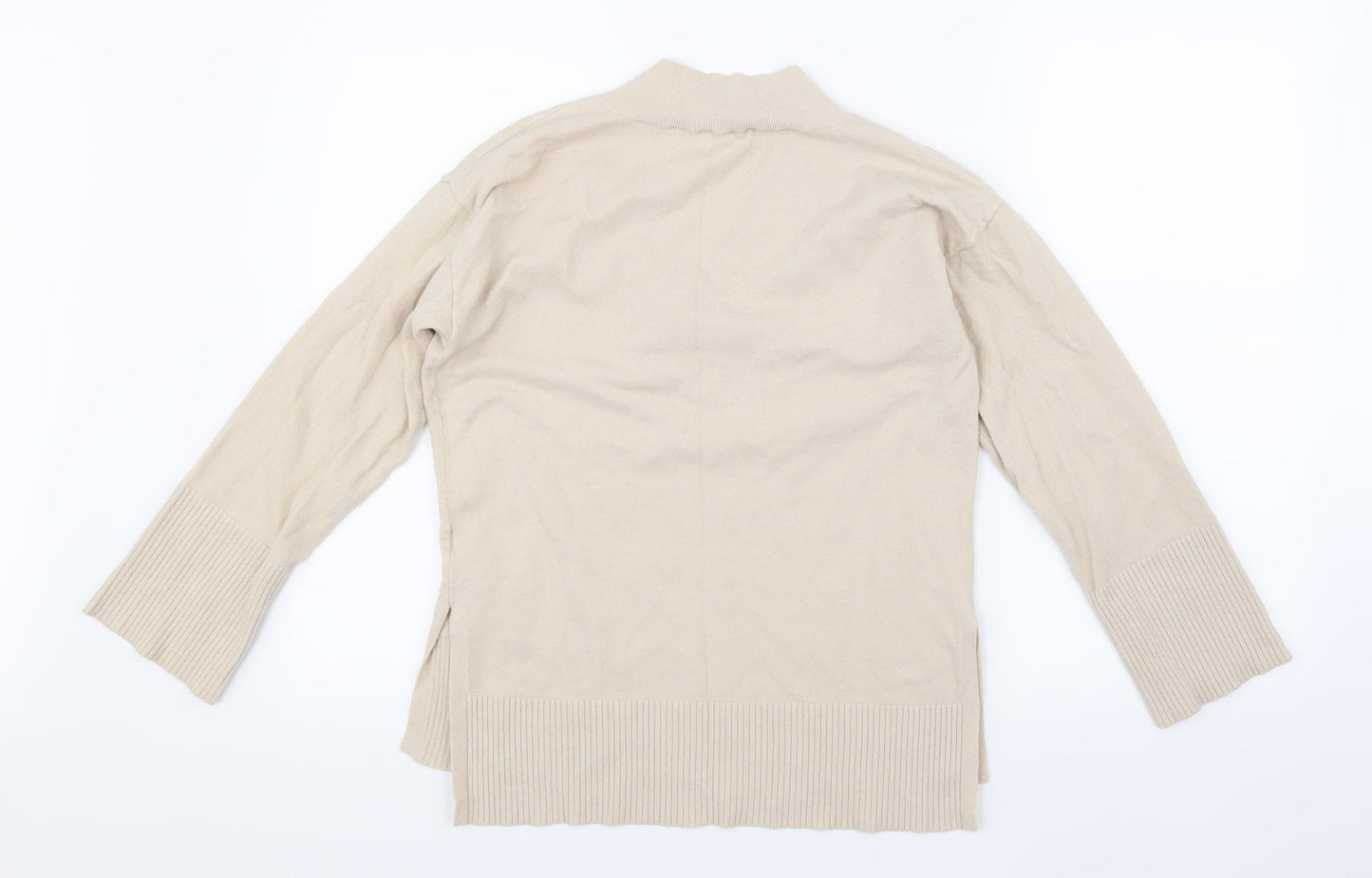 Oasis Womens Beige  Knit Pullover Jumper Size M