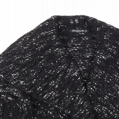 Shima Novelli Womens Black  Knit Cardigan Jumper Size 14