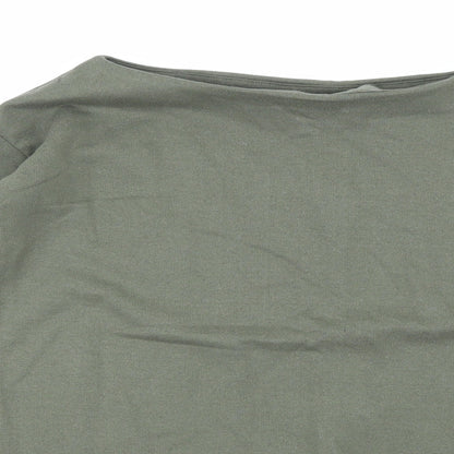 Boohoo Womens Green   Pullover Sweatshirt Size S